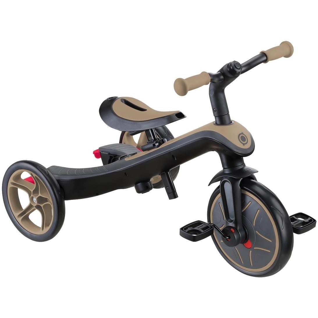 Globber Explorer 4in1 Kids Trike w/ Folding Canopy Sand