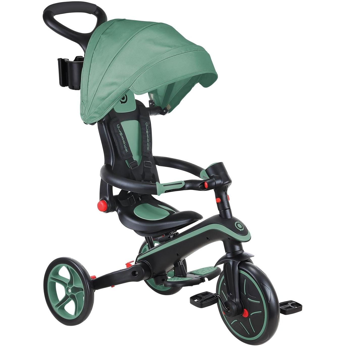 Globber Explorer Foldable 4in1 Kids Trike Olive – 99 Bikes