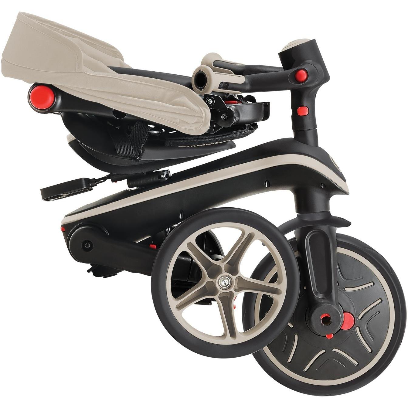 Globber Explorer Foldable 4in1 Kids Trike Taupe