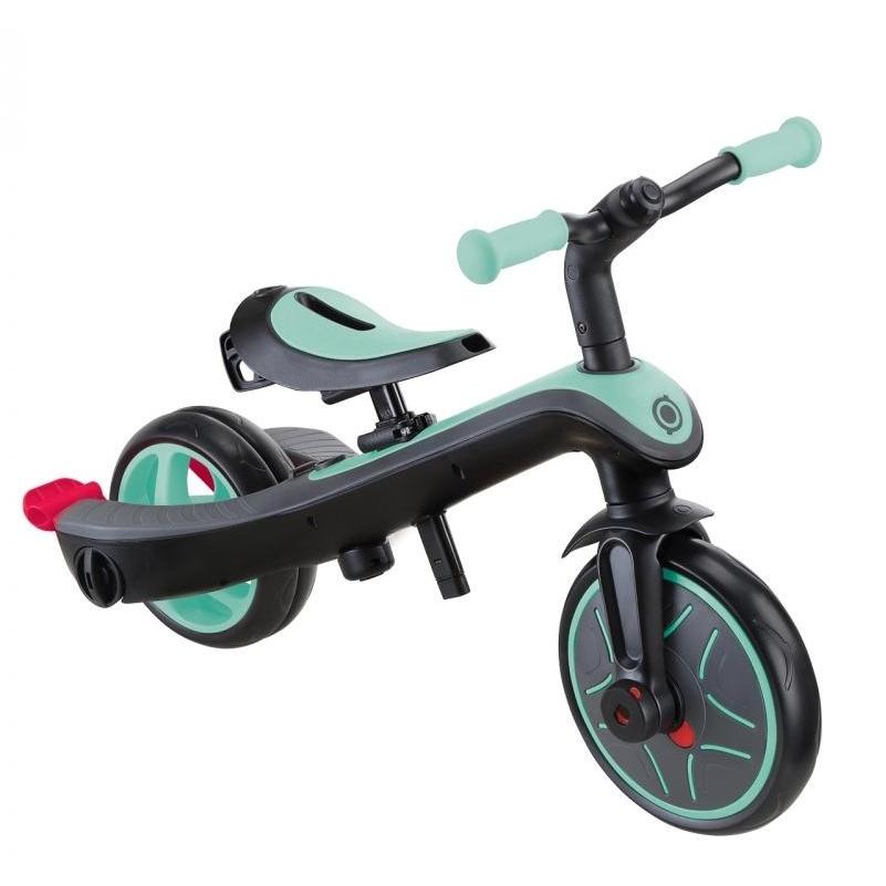 Globber Explorer 4in1 Kids Trike w/ Folding Canopy Mint
