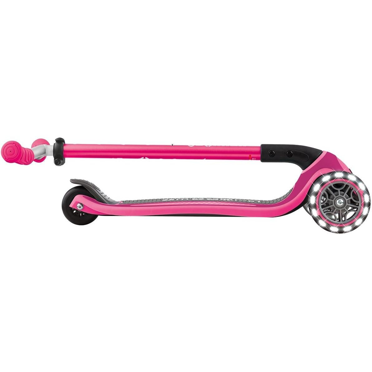 Globber Master w/ Lights 3-Wheel Kids Scooter Pink