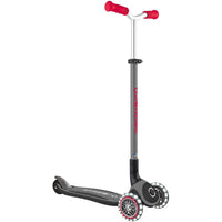 Globber Master w/ Lights 3-Wheel Kids Scooter Black/Red