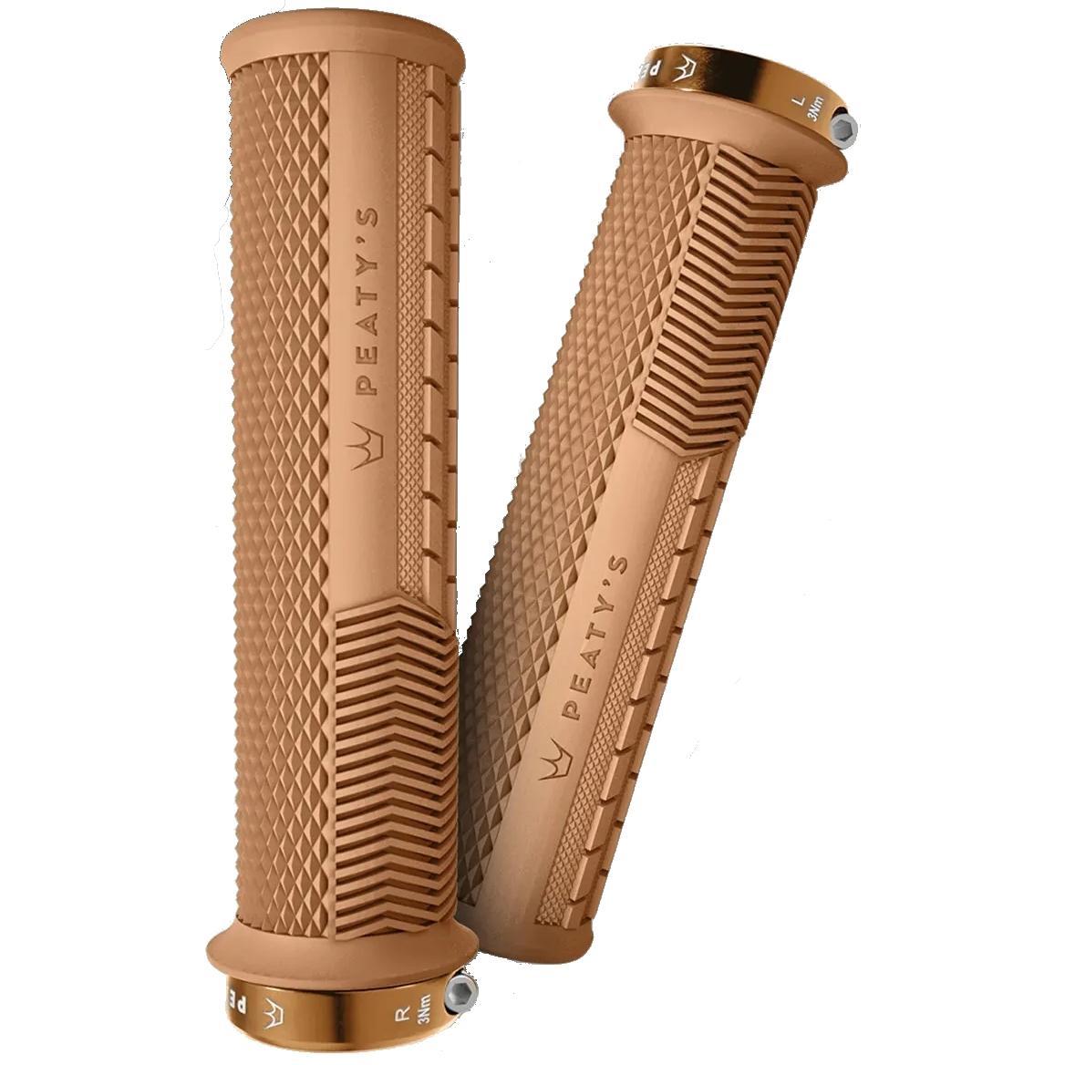 Peatys Monarch Thin Knurl Grips 130 x 30-32mm Gum