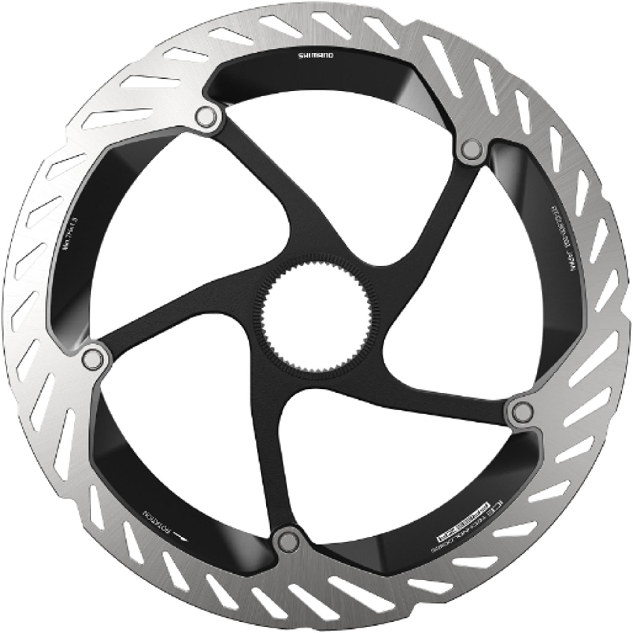 Rotore Freno A Disco Shimano RT-CL900-L ICE-TECH, 203 Mm, Attacco Centerlock, Nuovo In Scatola
