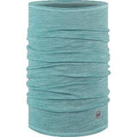 Buff Merino Lightweight Bike Multifunction Neck Warmer - Solid Pool Blue UNI