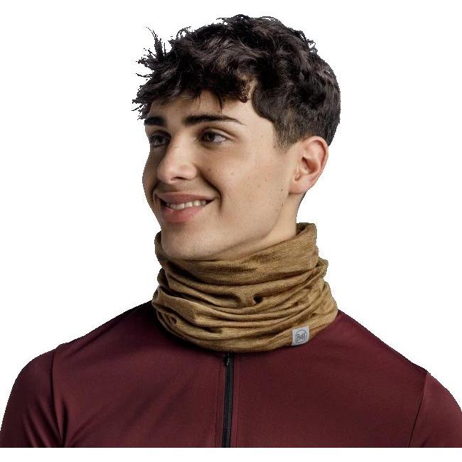 Buff Merino Lightweight Bike Multifunction Neck Warmer - Coyote Multistripes UNI