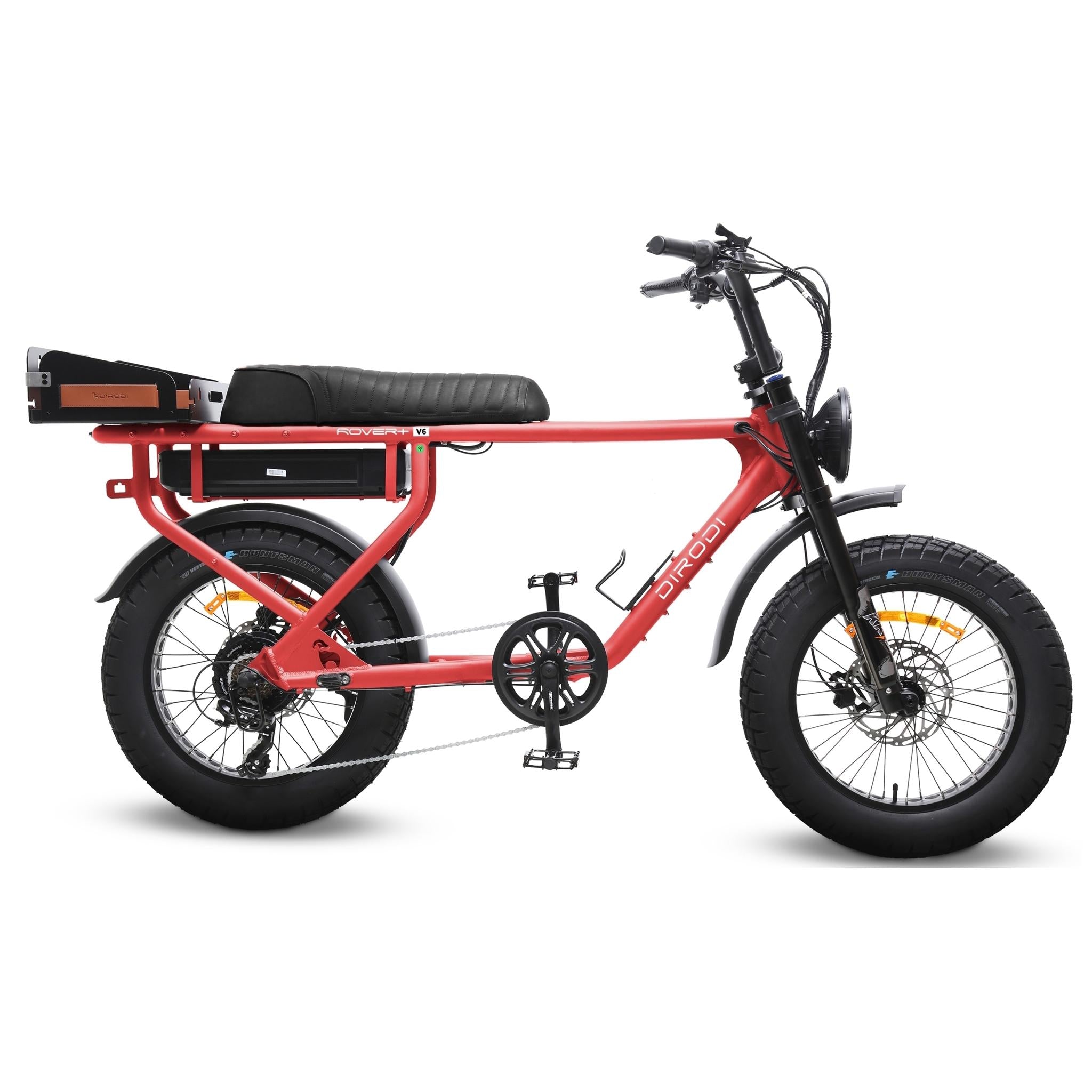 DiroDi Rover Plus Gen 6 250W Electric Fat Bike Matte Red – 99 Bikes