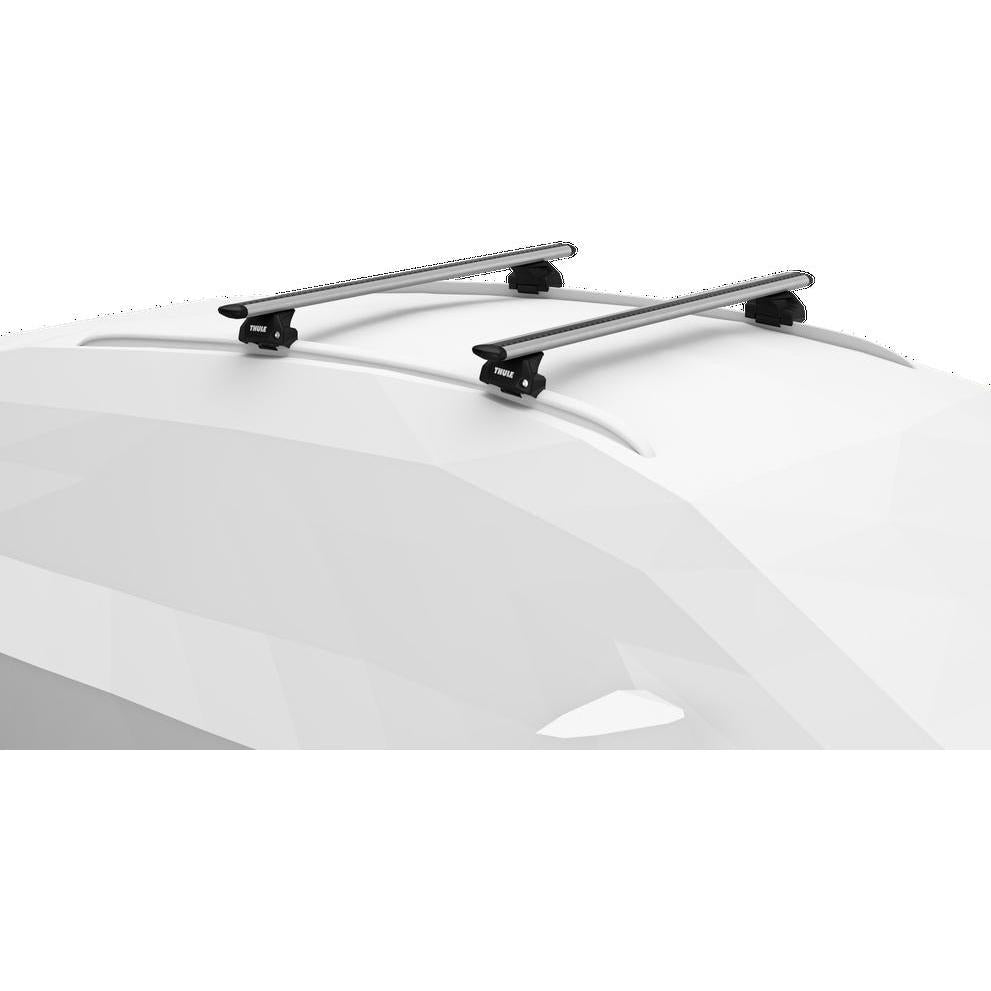 Thule Evo Flush Rail Foot for Vehicles 4-Pack Black