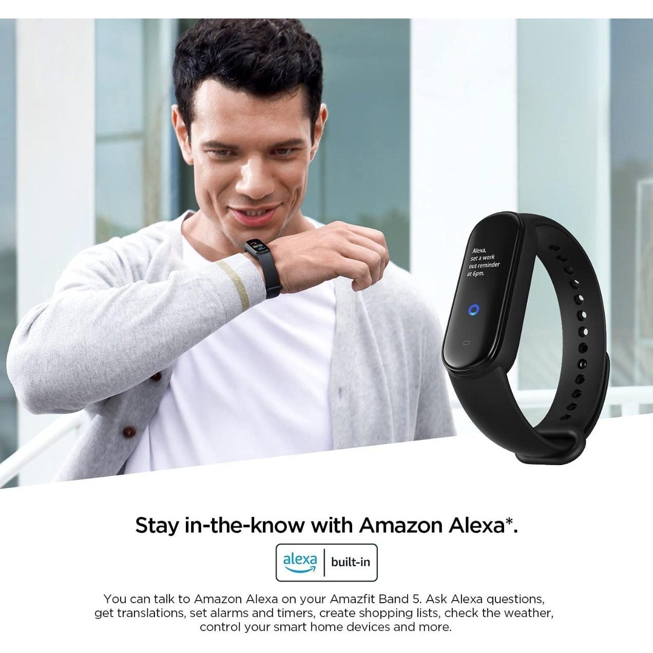 Amazfit Band 5 Fitness Tracker Midnight Black