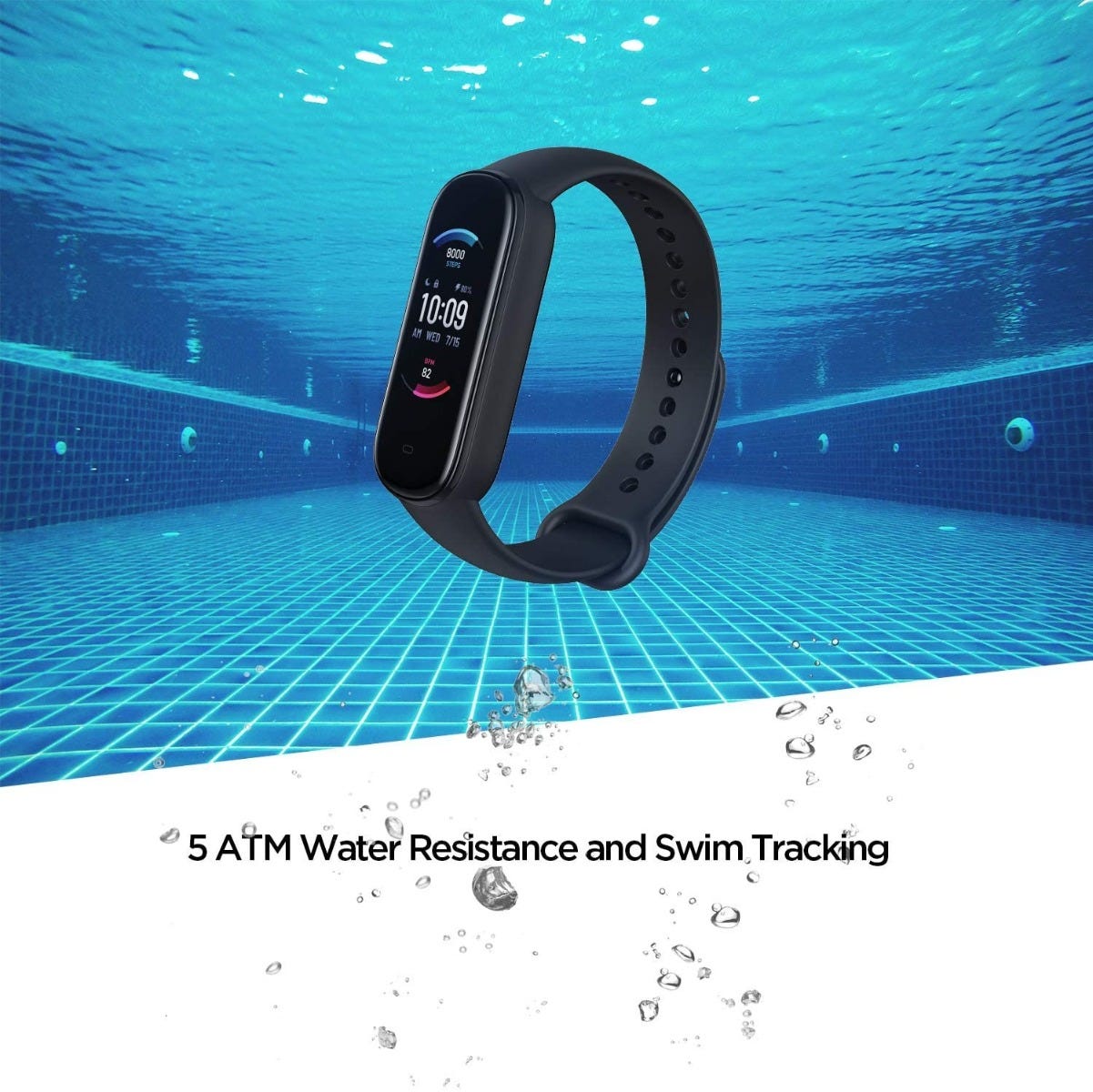 Amazfit Band 5 Fitness Tracker Midnight Black