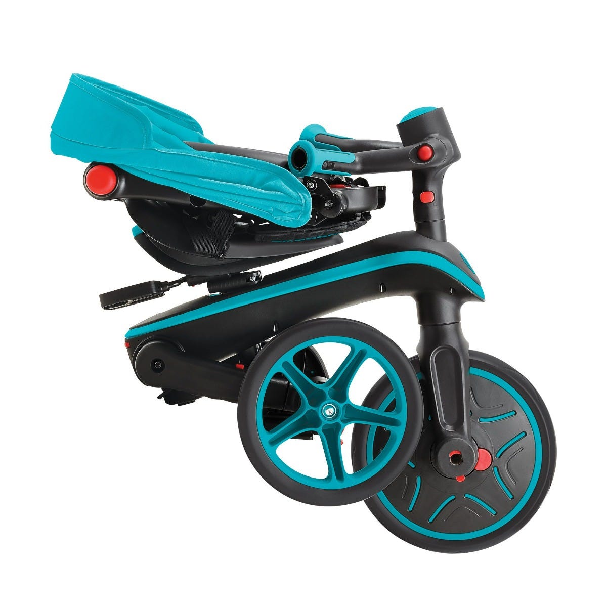 Globber Explorer Foldable 4in1 Kids Trike Teal – 99 Bikes