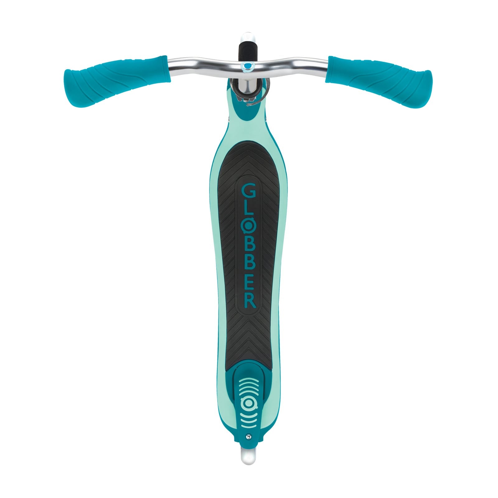 Globber Flow 125 Kids Scooter with Light Up Wheels Teal