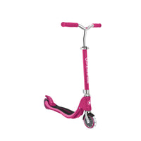 Globber Flow 125 Kids Scooter with Light Up Wheels Ruby