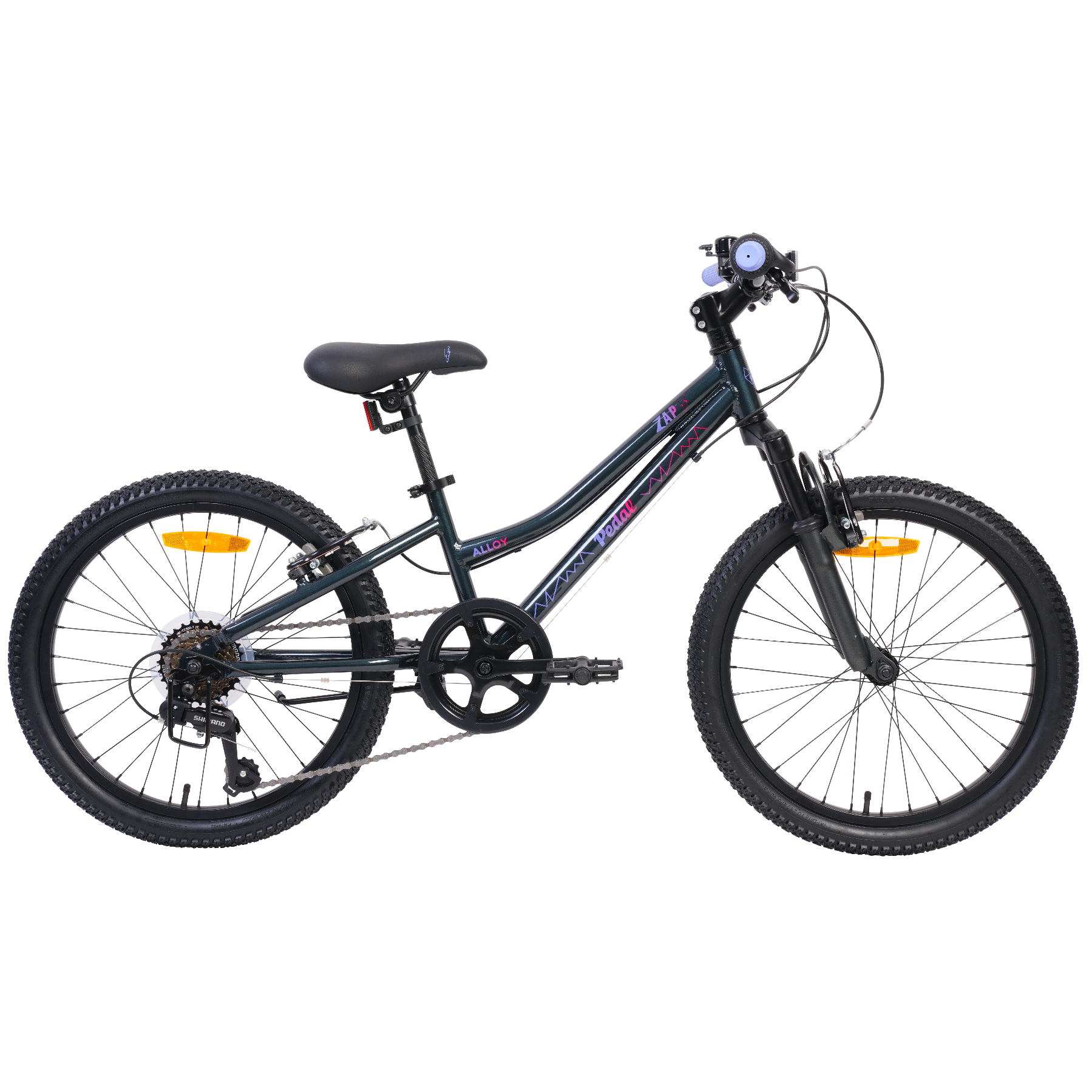 Pedal Zap 20'' Kids Bike Grey/Pink