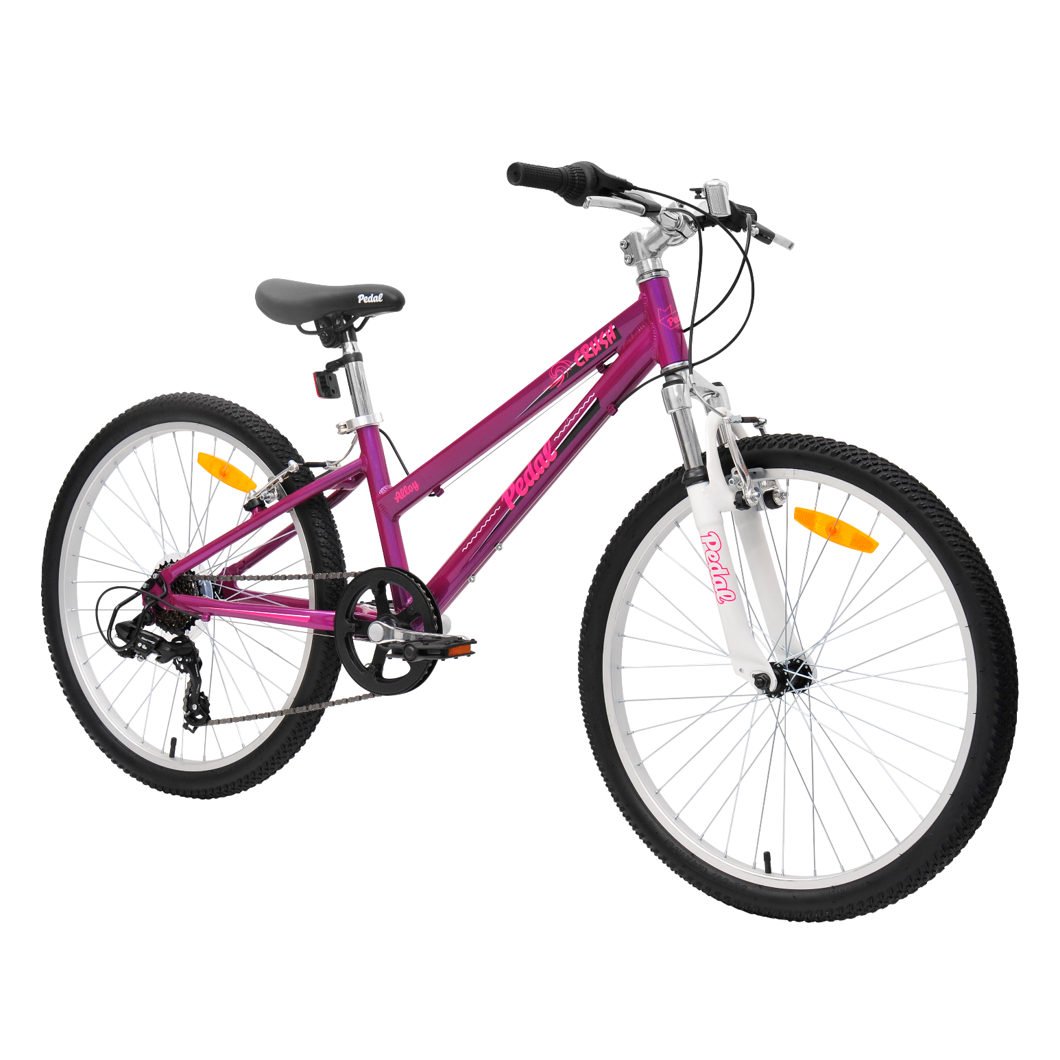 Pedal Crush 24 Kids Mountain Bike Purple