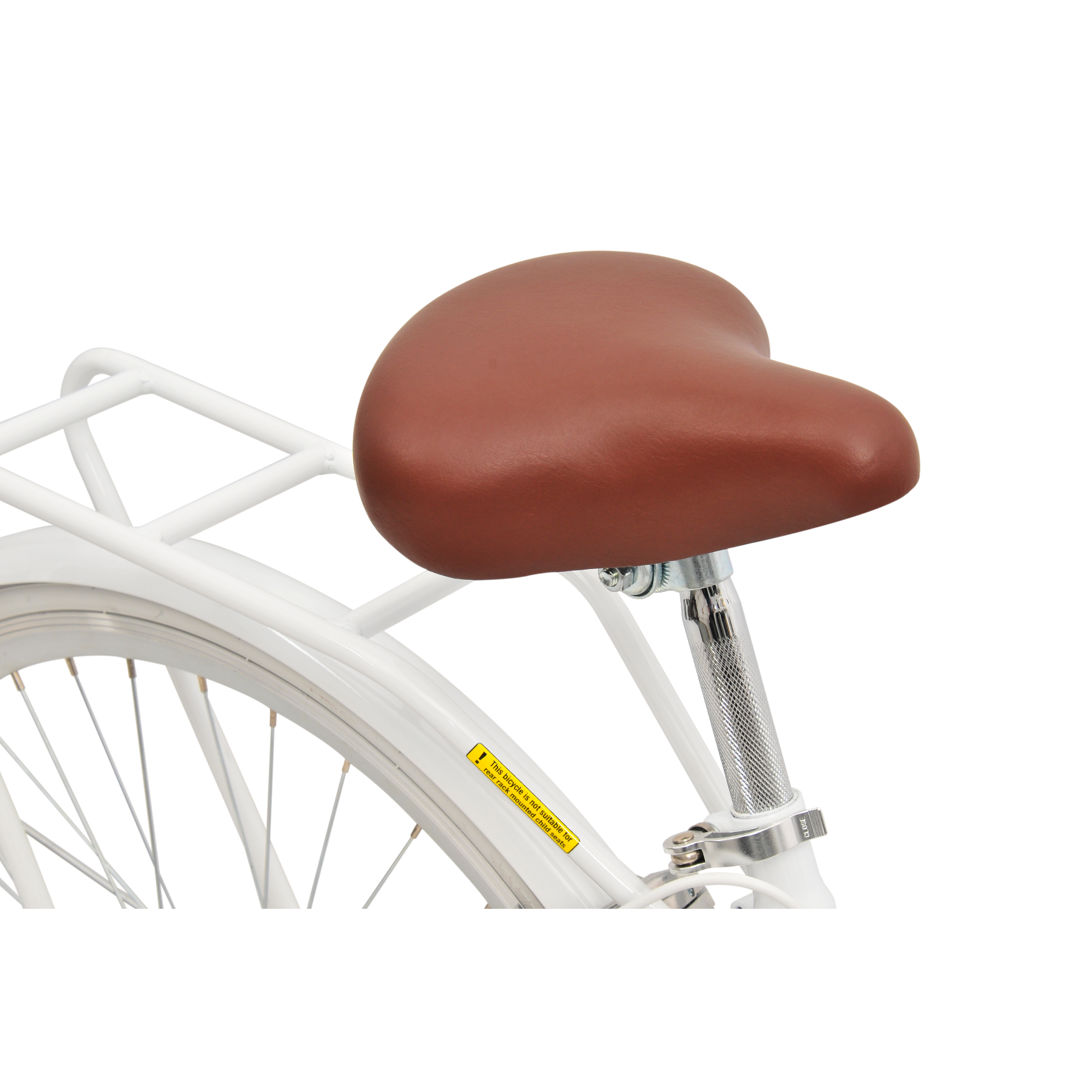 Pedal Uptown Vintage Cruiser Bike Classic White