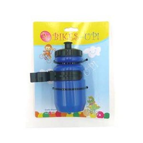 Kids Mini Water Bottle Blue & Adjustable Cage