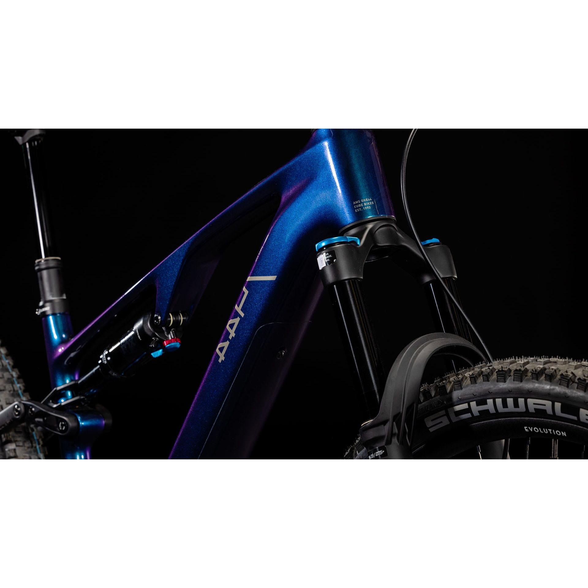 Cube AMS Hybrid ONE44 C:68X SLX 400X 29 Electric Trail Bike Deepcobalt'n'Black