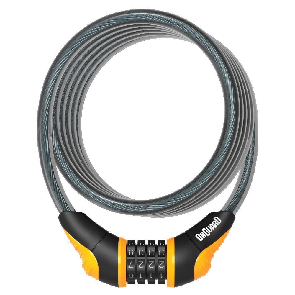 OnGuard Neon Series Combination Cable Lock 180cm x 8mm