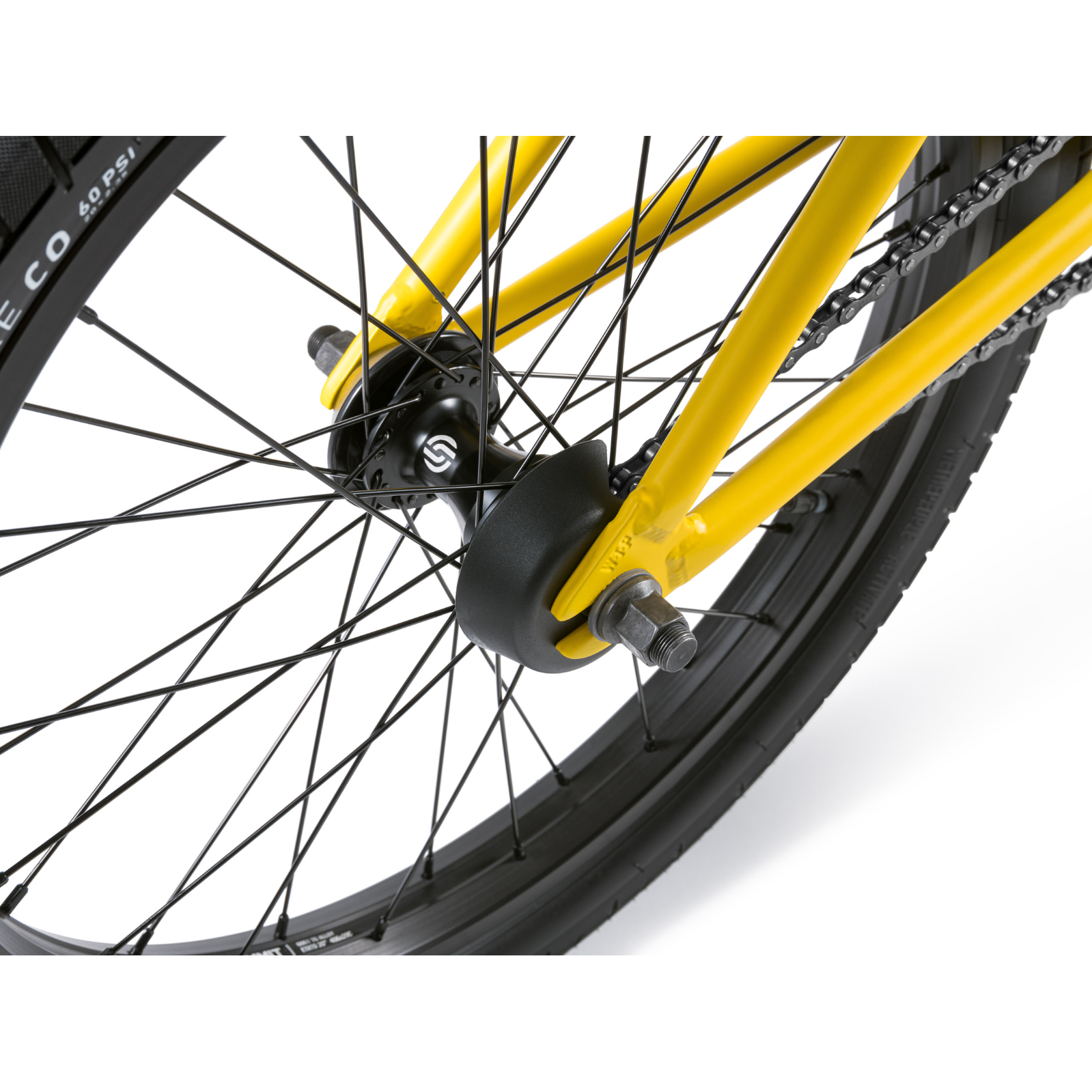 WTP Justice 20.75'' BMX Bike Taxi Yellow