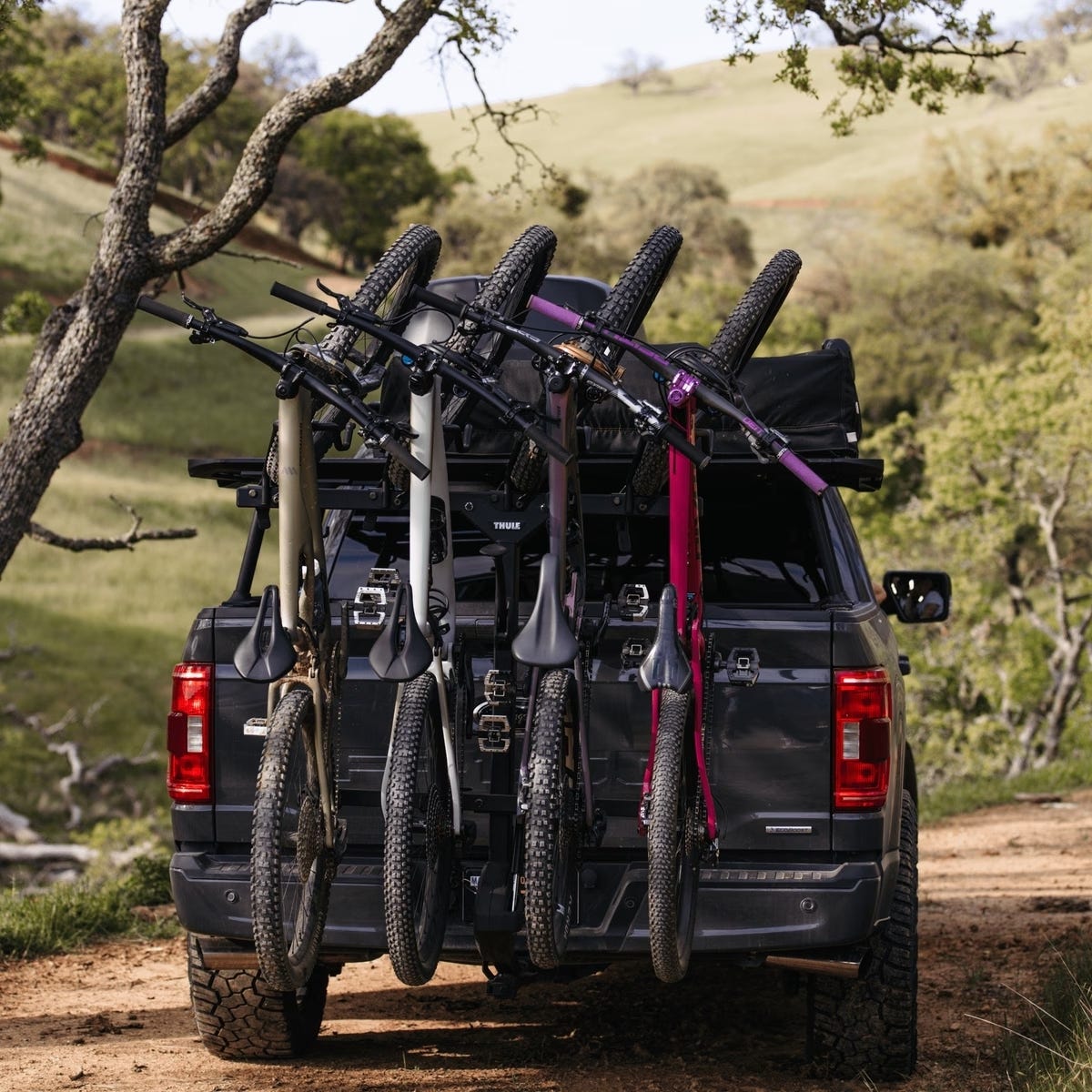 Thule ReVert 4 Bike Vertical Hitch Rack