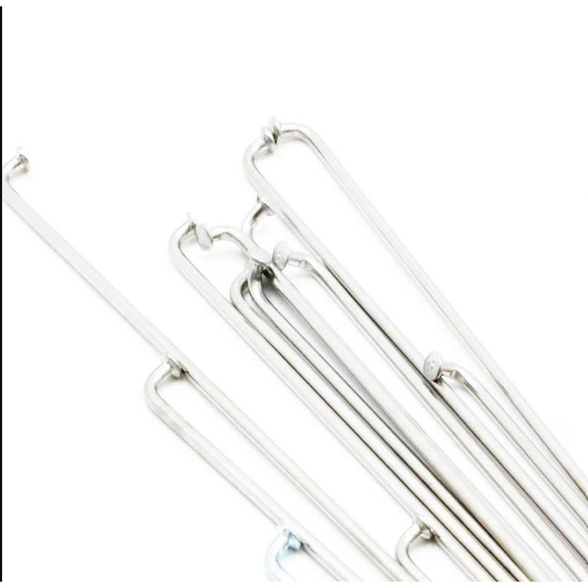 13G Electric Bike Spoke Kit Silver 