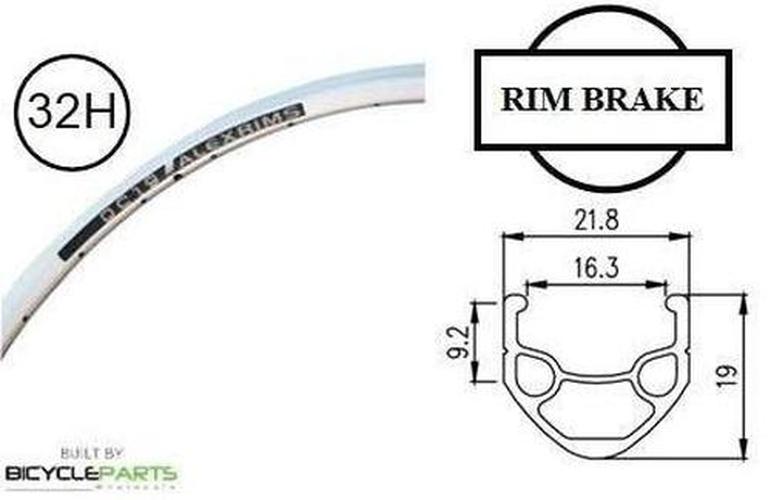 Alex Rims Loose Ball Joytech Wheel 700c DC19 32H Silver