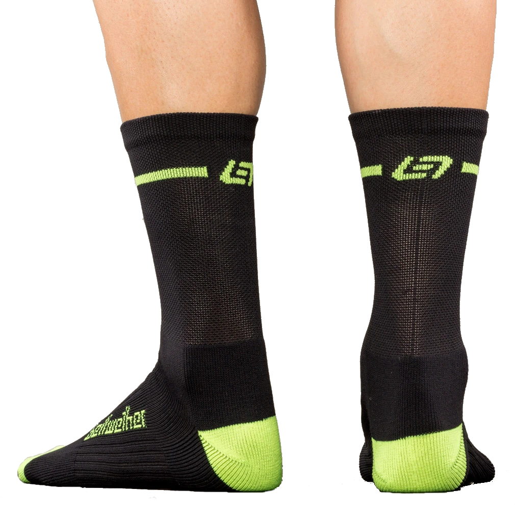 Bellwether Optime Socks Black/Hi-Vis