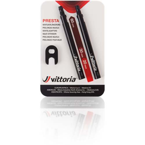 Vittoria Presta Valve Core Extensions 30mm Black