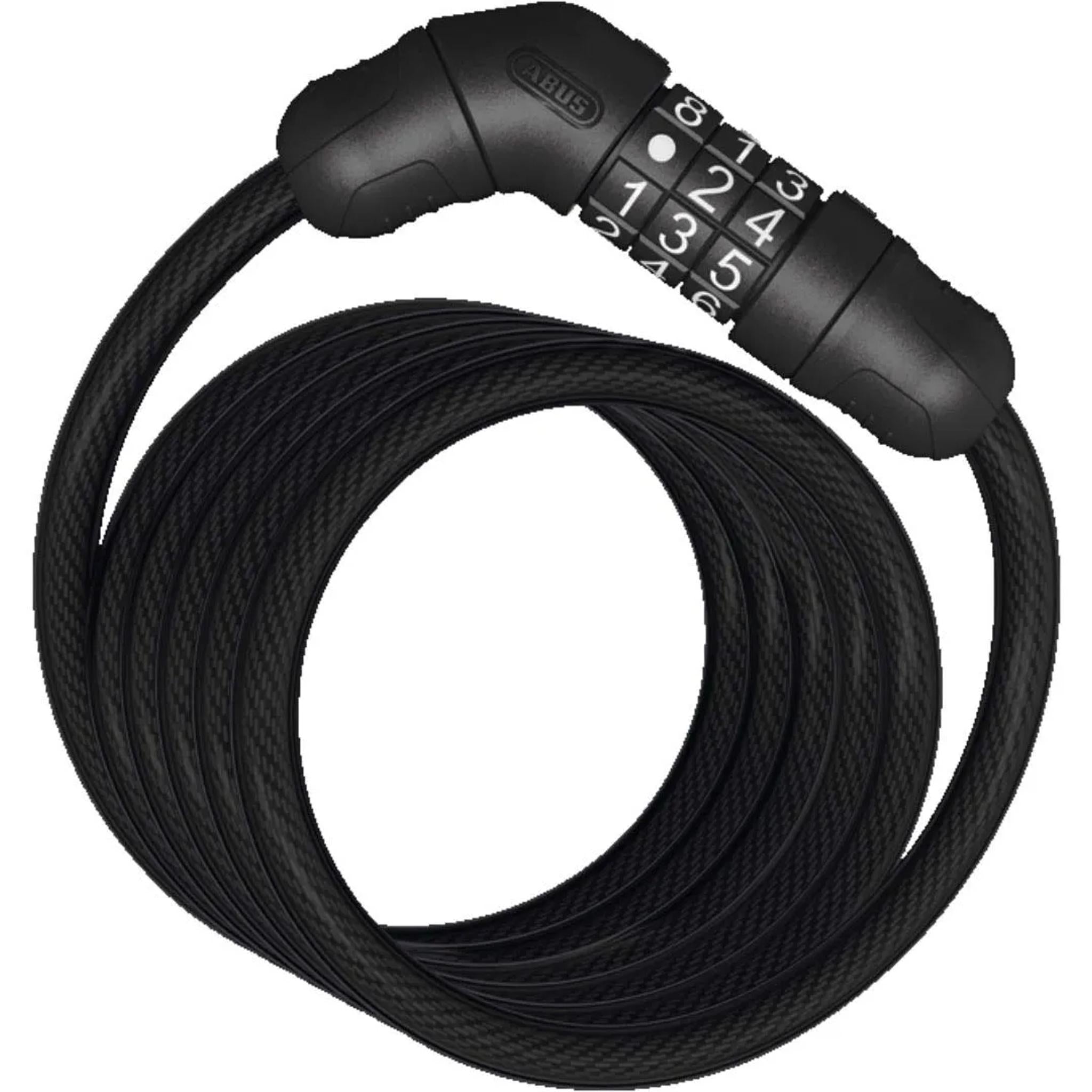 Abus 4508C Coil Star Spiral Cable Combo Lock 150cm (No Bracket)
