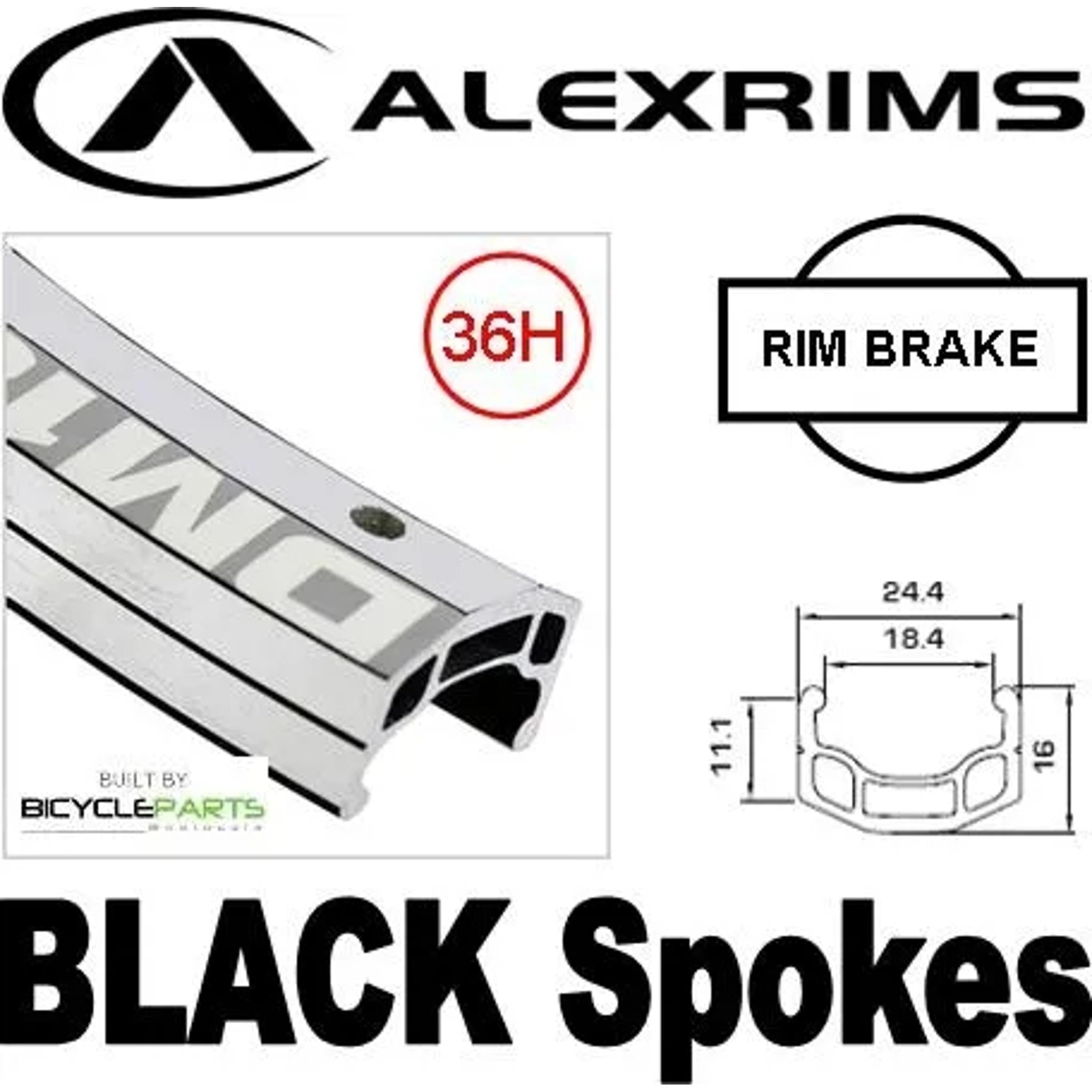 Alexrims DM18 Novatec D/W QR Front Wheel 36H 29'' Silver