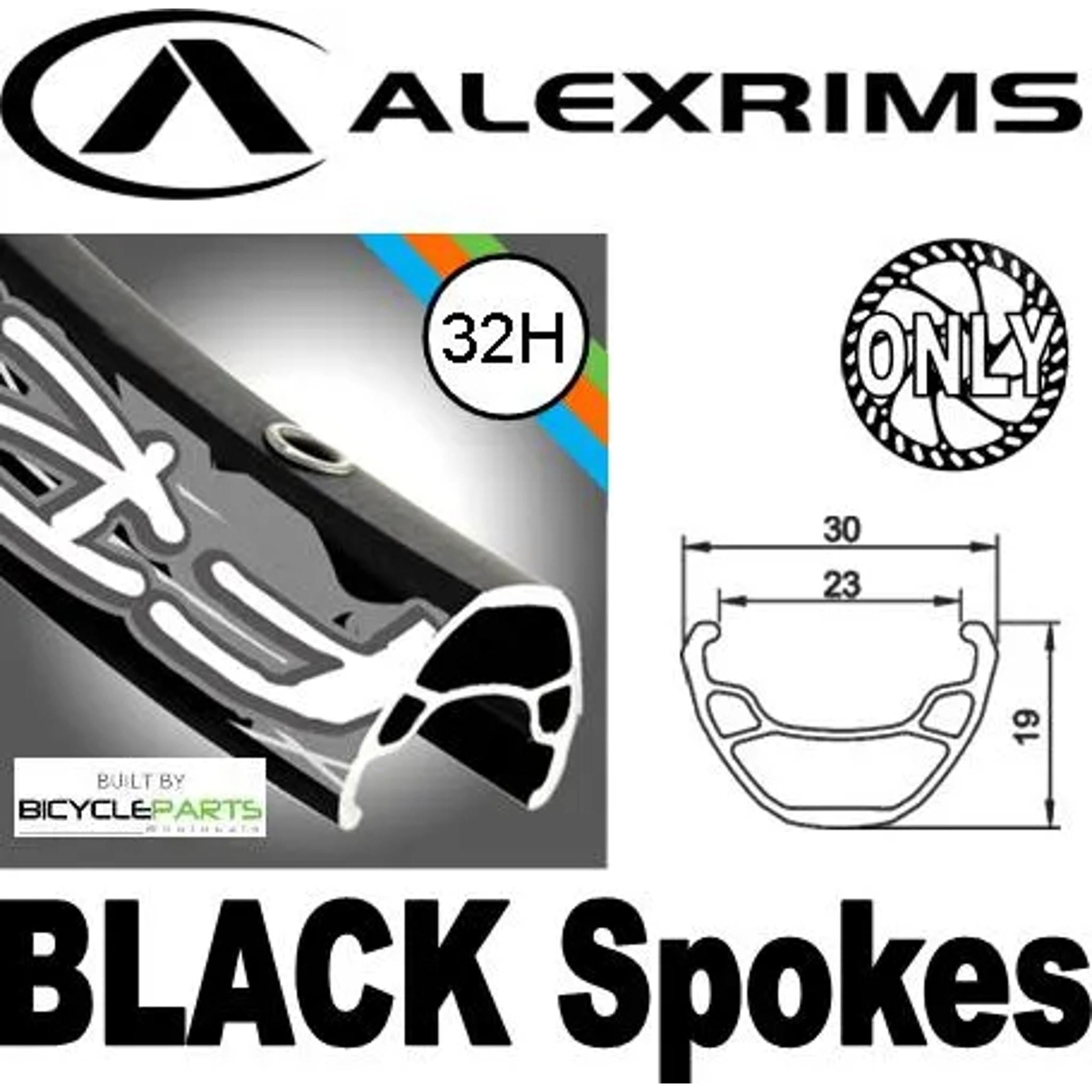 Alexrims FR30 Novatec 8/11-Speed QR MTB Rear Wheel 29'' Black