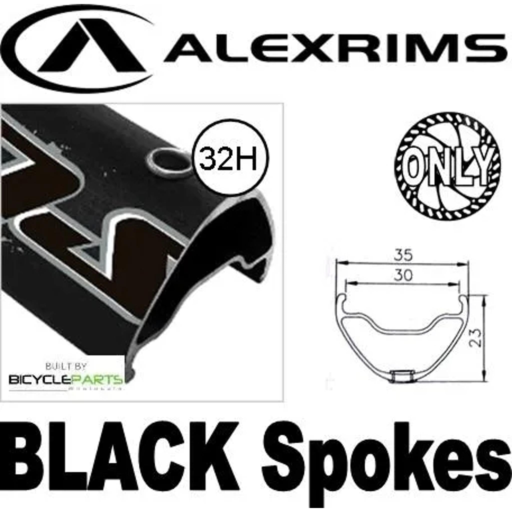 Alexrims Supra 35 Novatec Center Lock QR MTB Rear Wheel 29''
