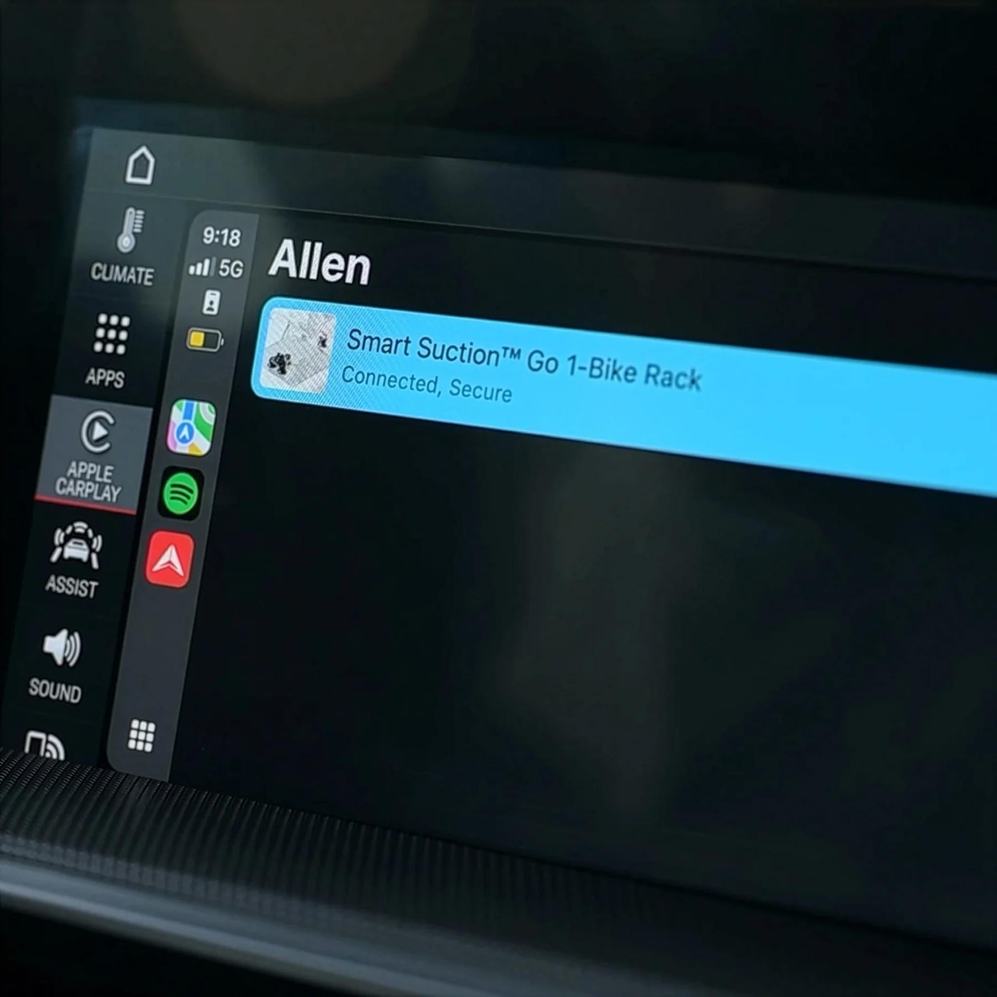 Allen SB-05 Smart Suction Go Compact 1-Bike Roof Rack
