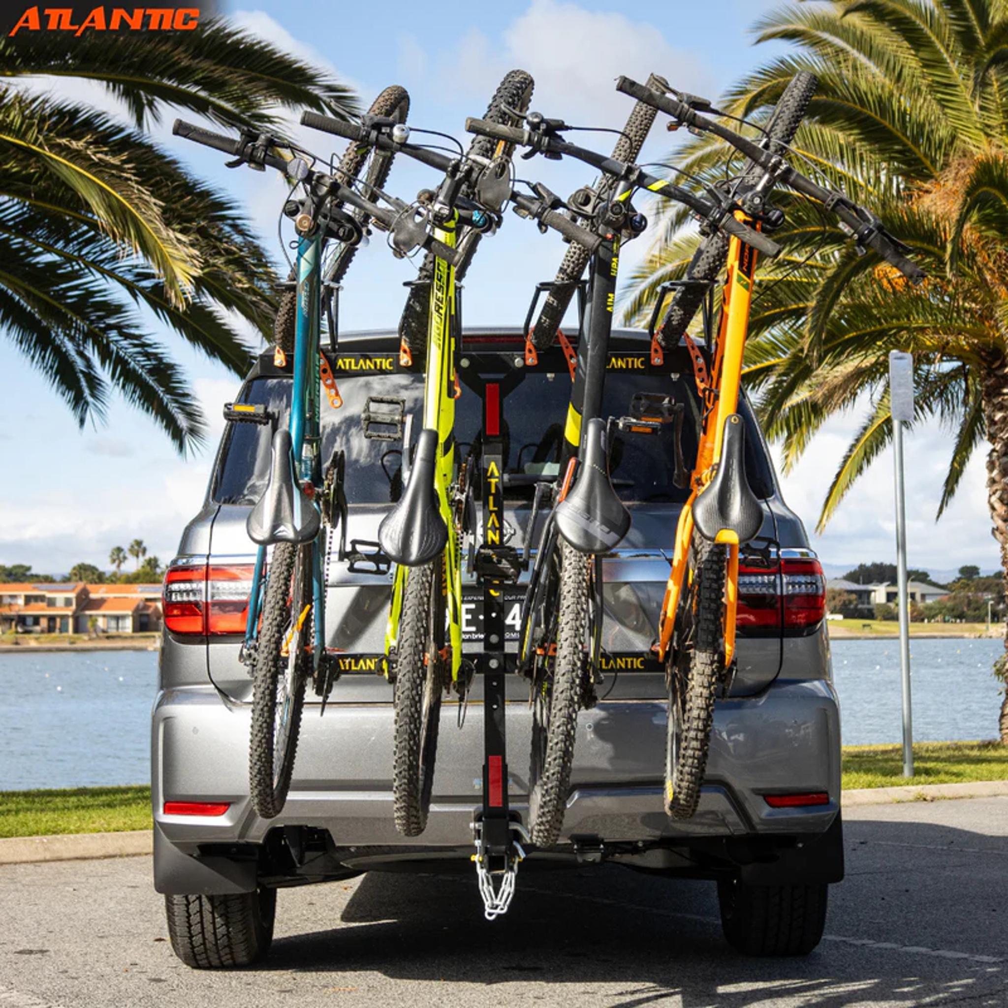 Atlantic 6-Bike Vertical Hitch Rack Black