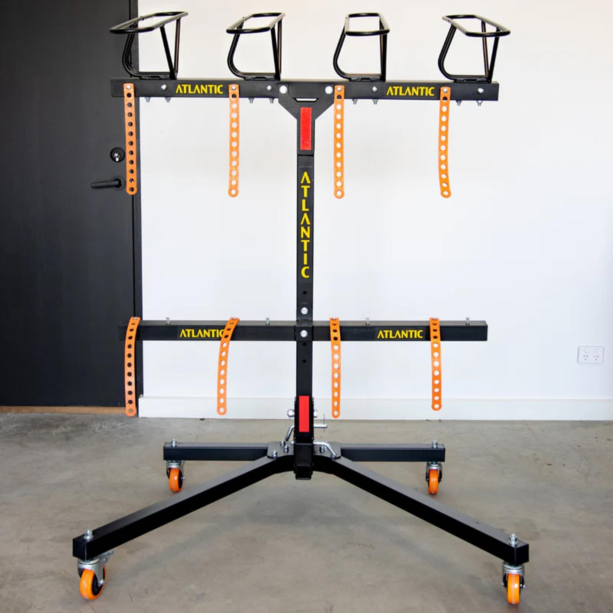 Atlantic Garage Mount Vertical Rack Mobile Storage Stand Black