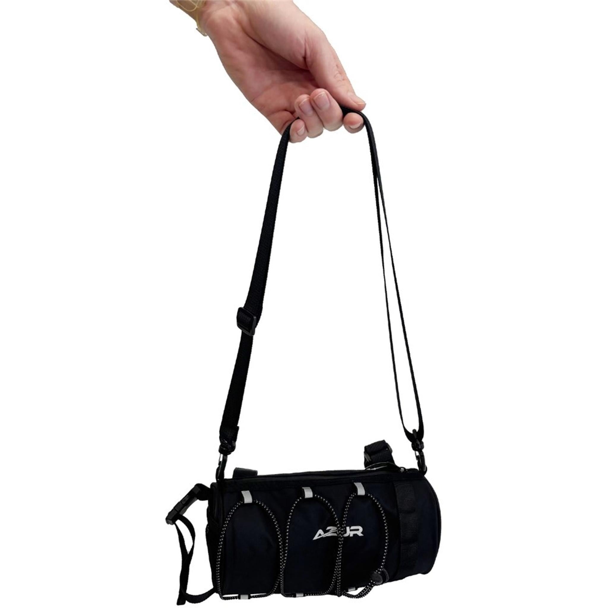 Azur Handlebar Roll Bag 2.3L Black