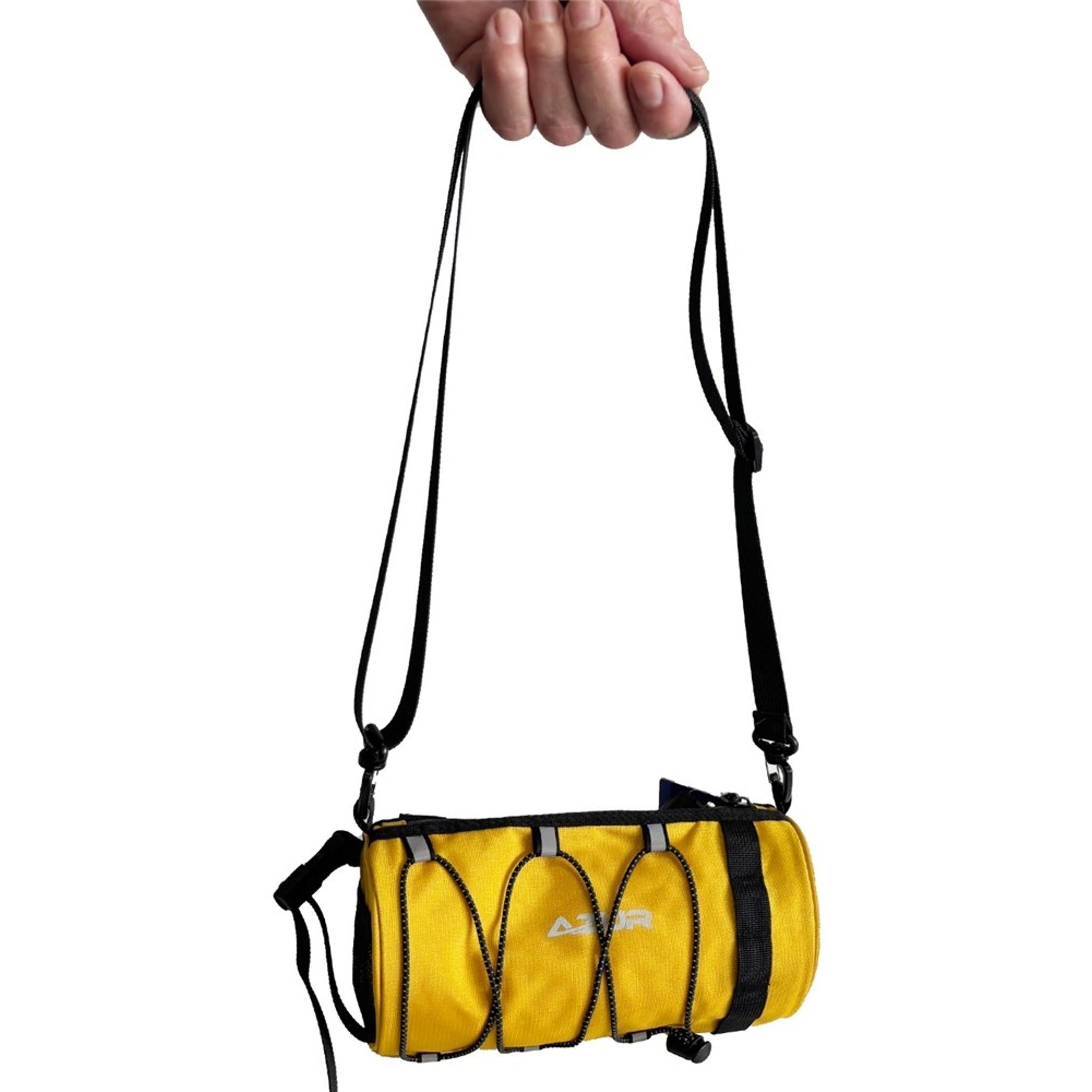 Azur Handlebar Roll Bag 2.3L Yellow