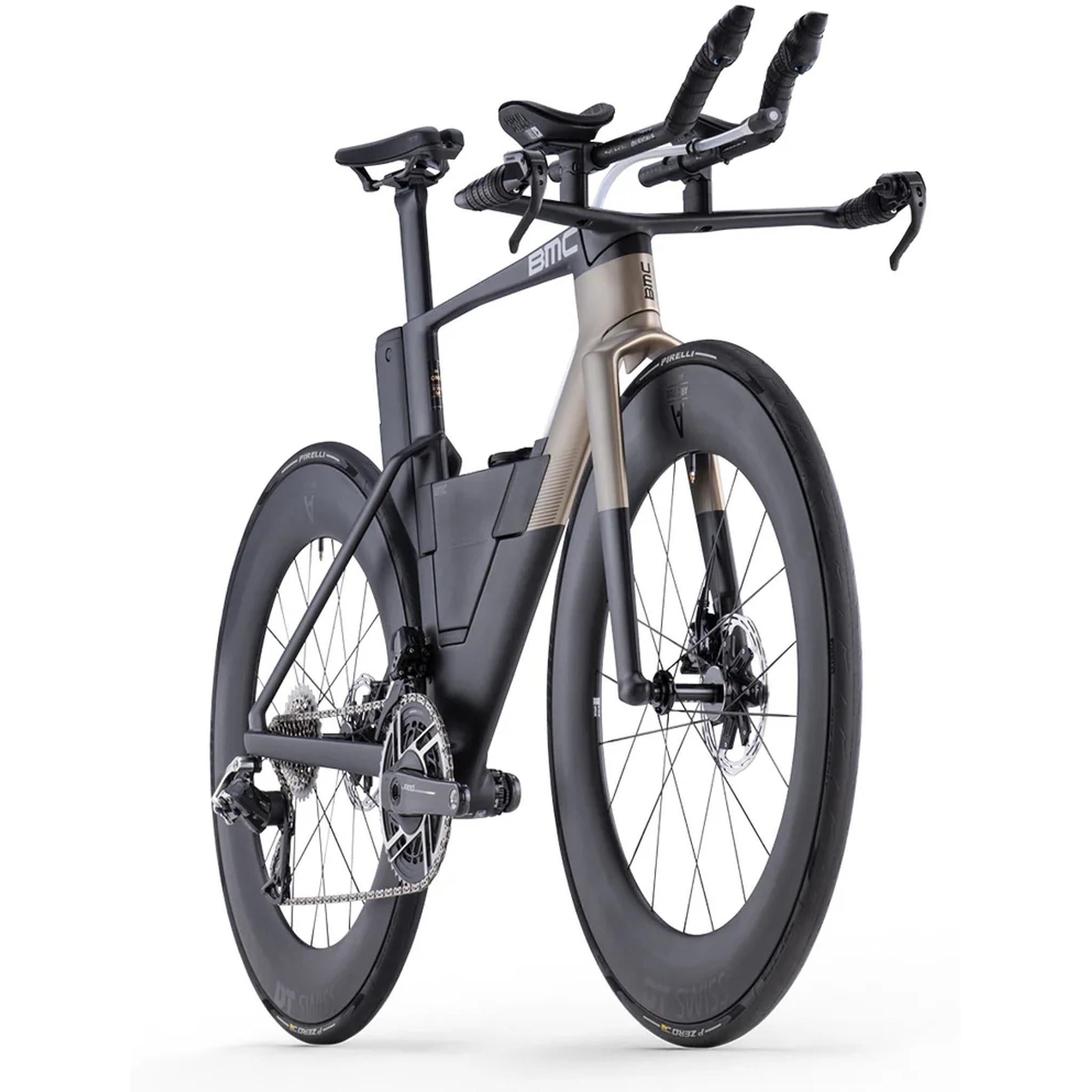 BMC Speedmachine 01 One Triathlon Bike Carbon/Dust Gold