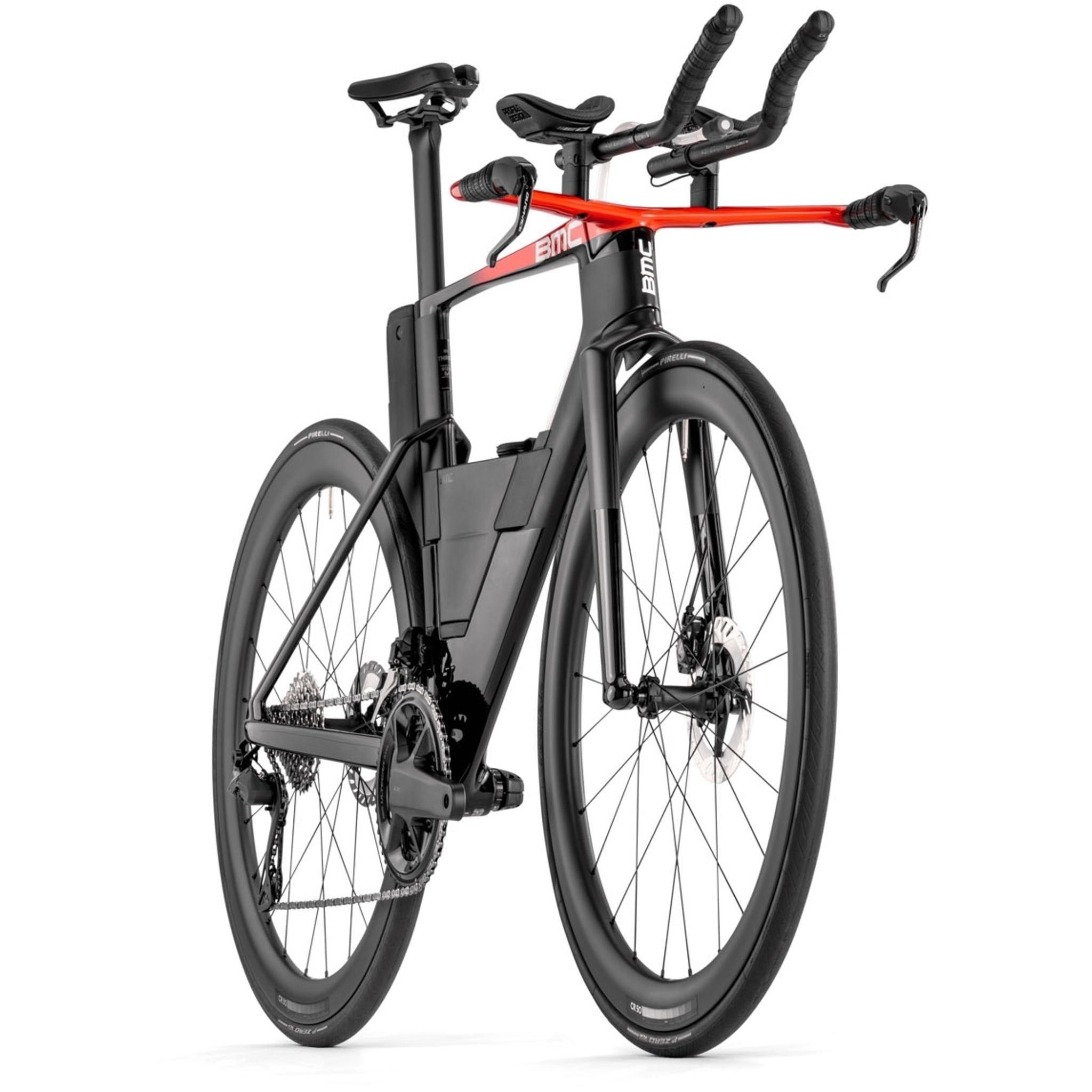 BMC Speedmachine 01 Three Triathlon Bike Carbon/Neon Red