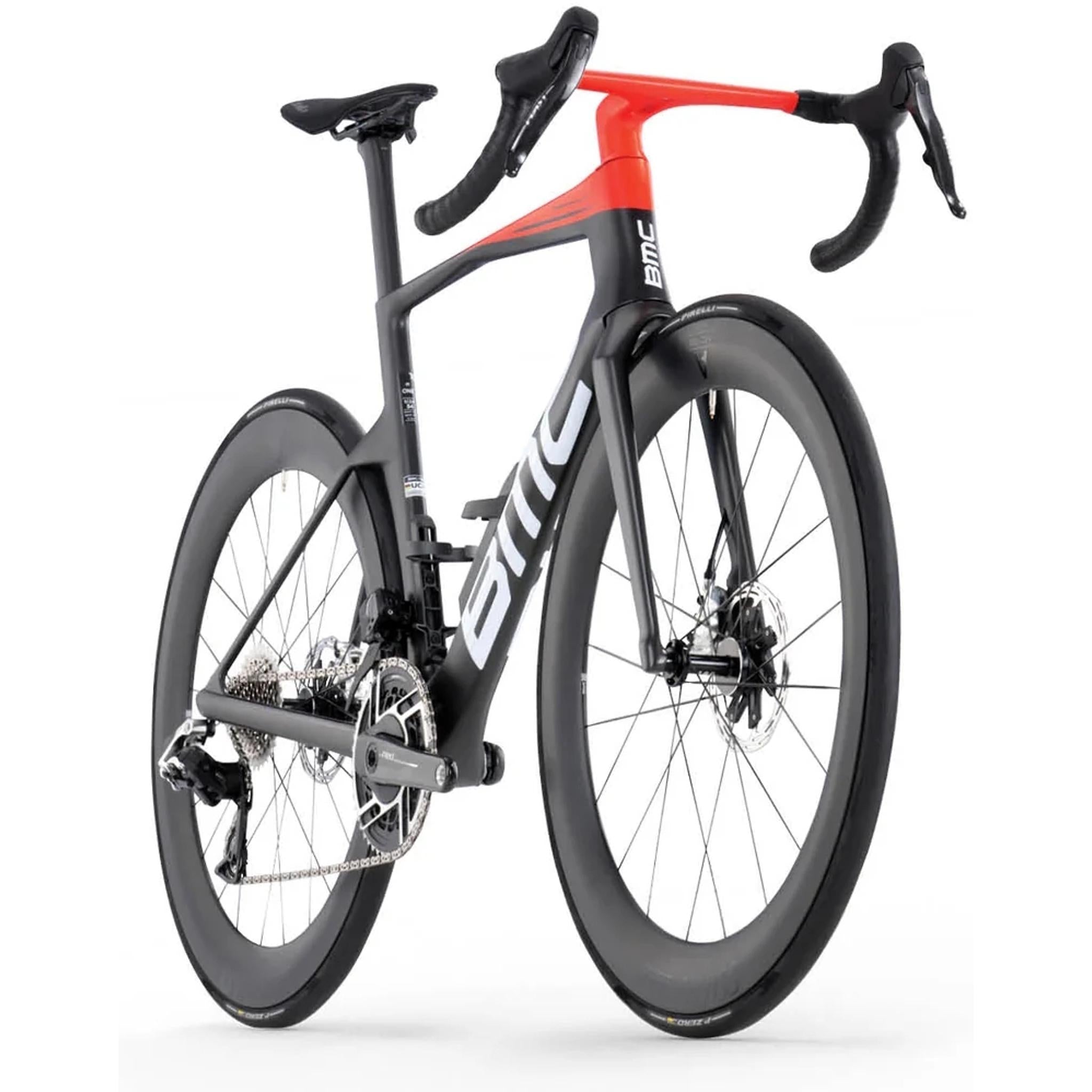 BMC Teammachine R 01 One Aero Road Bike Carbon/Neon Red