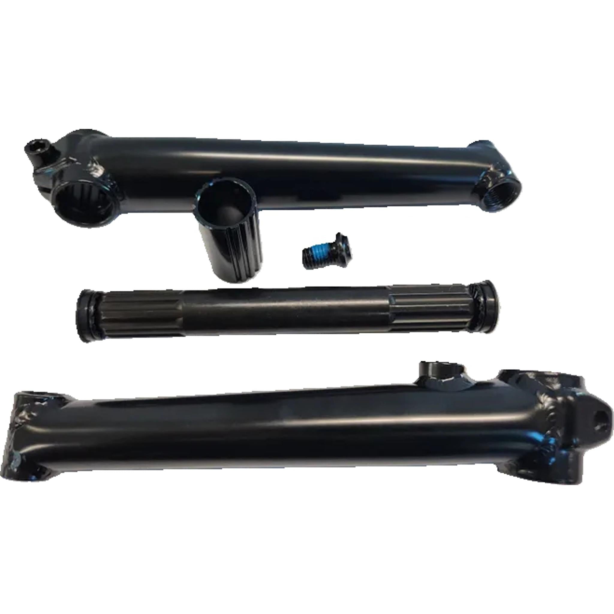 BPW 3-Piece 8-Spline BMX Crankset 175mm Gloss Black