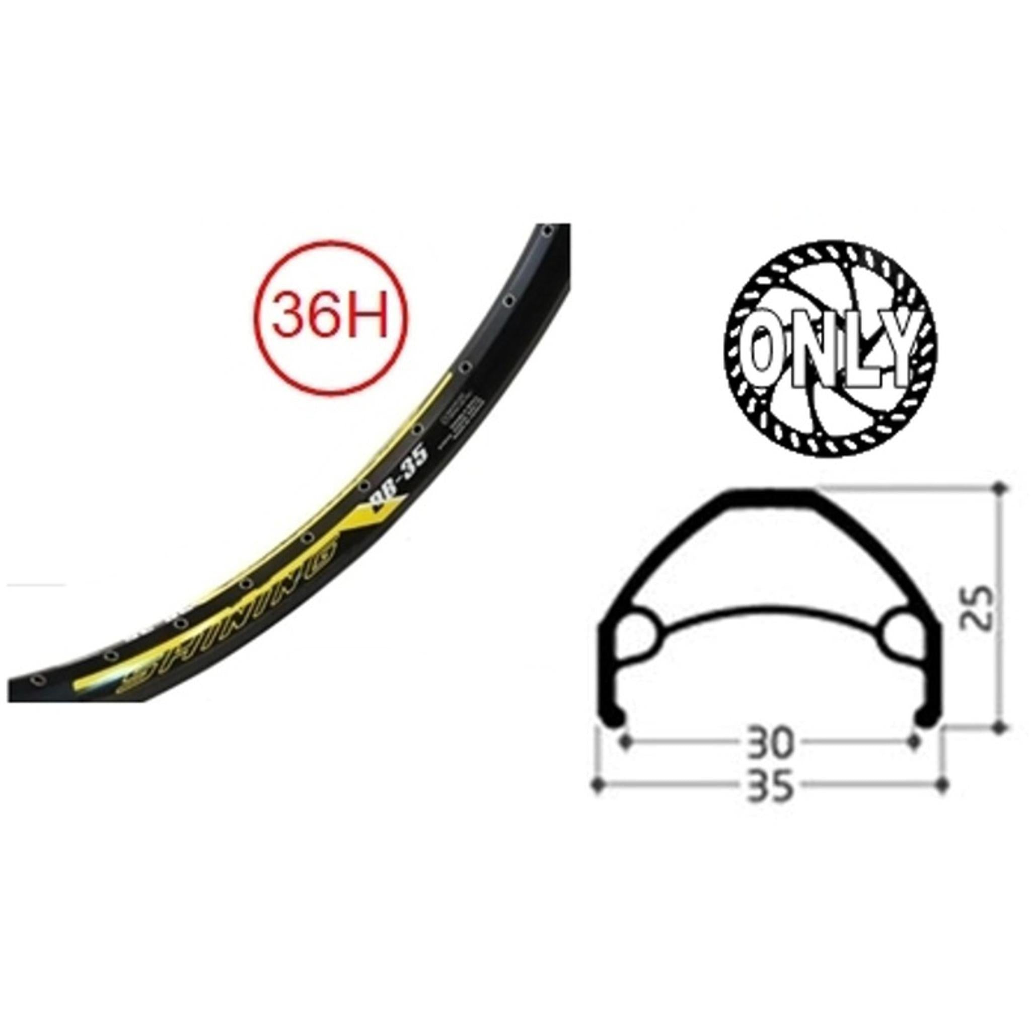 BPW DB-35 Novatec 26'' Alloy MTB Front Wheel