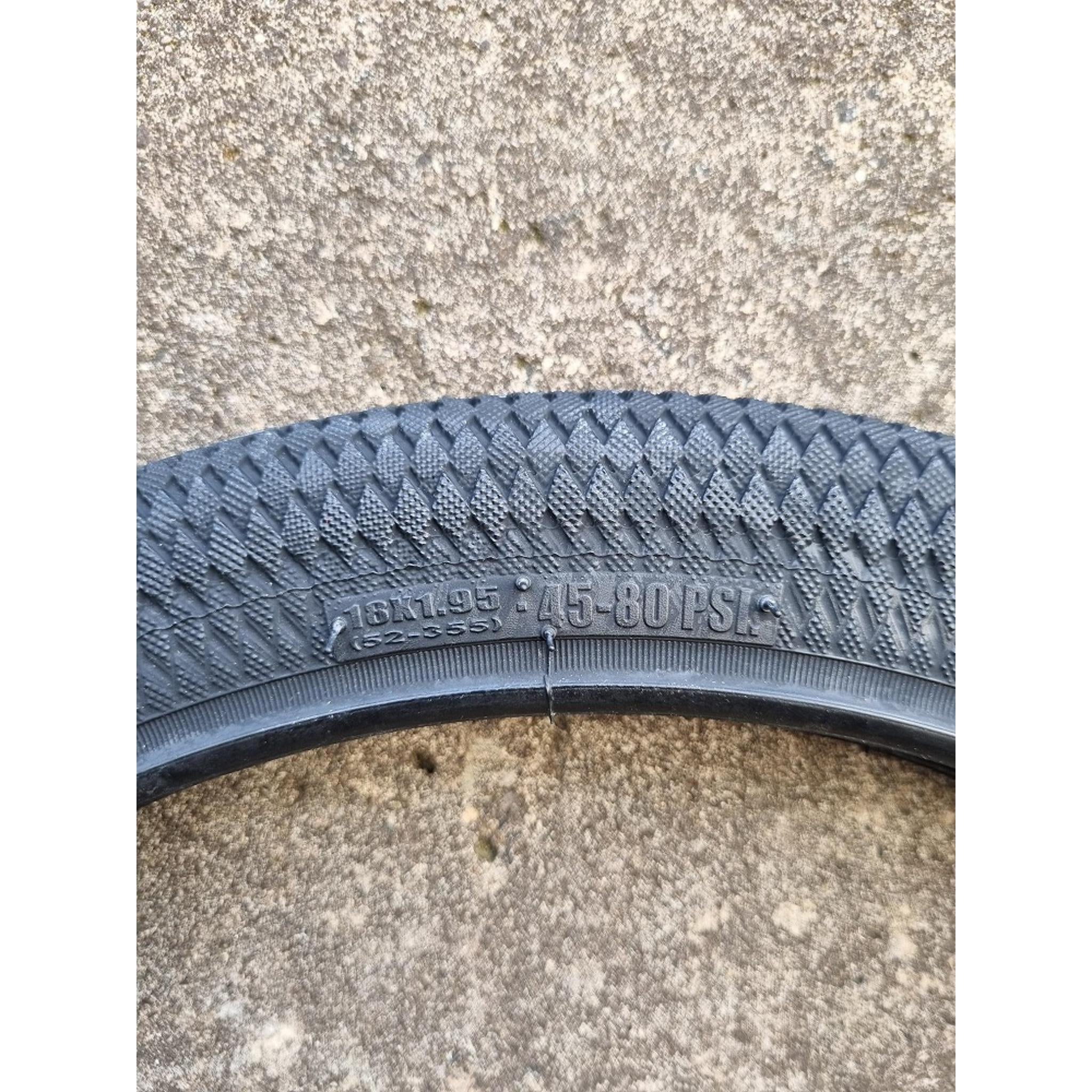 BPW Fantasy Freestyle BMX Kids Tyre 18 x 1.95'' Black