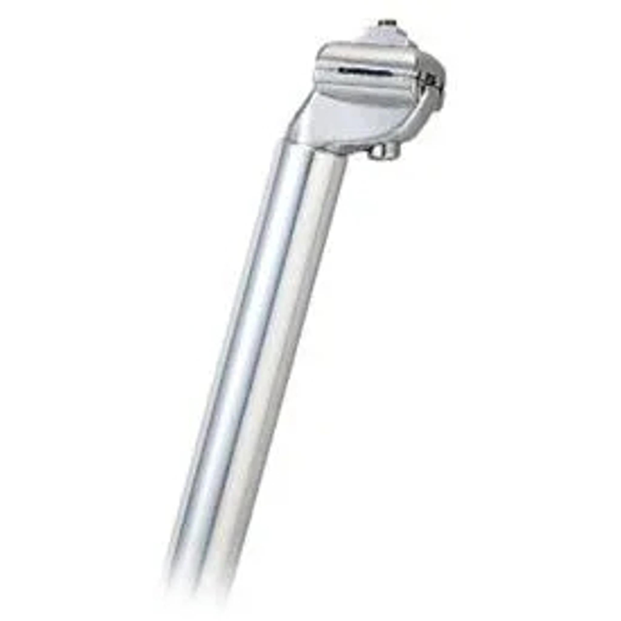 BPW Rigid Alloy Seatpost 28.6 x 400mm Silver
