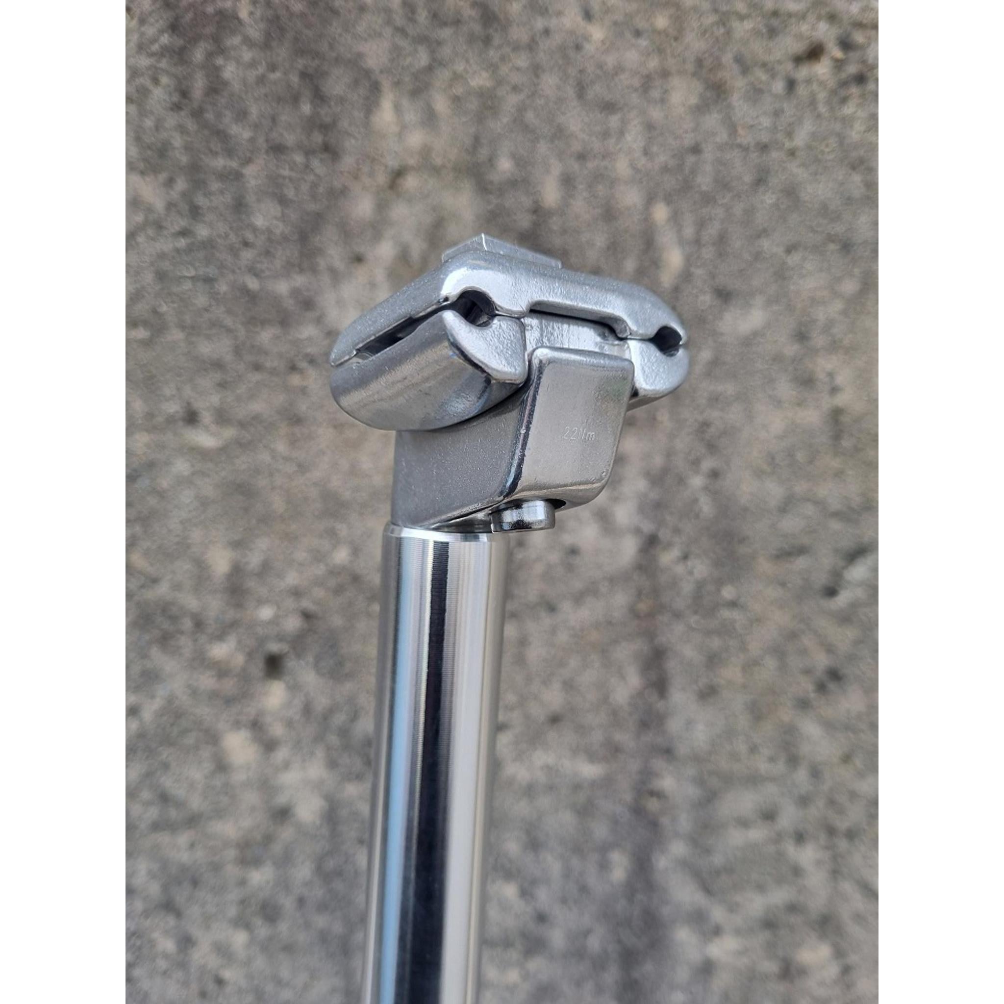 BPW Rigid Alloy Seatpost 28.6 x 400mm Silver