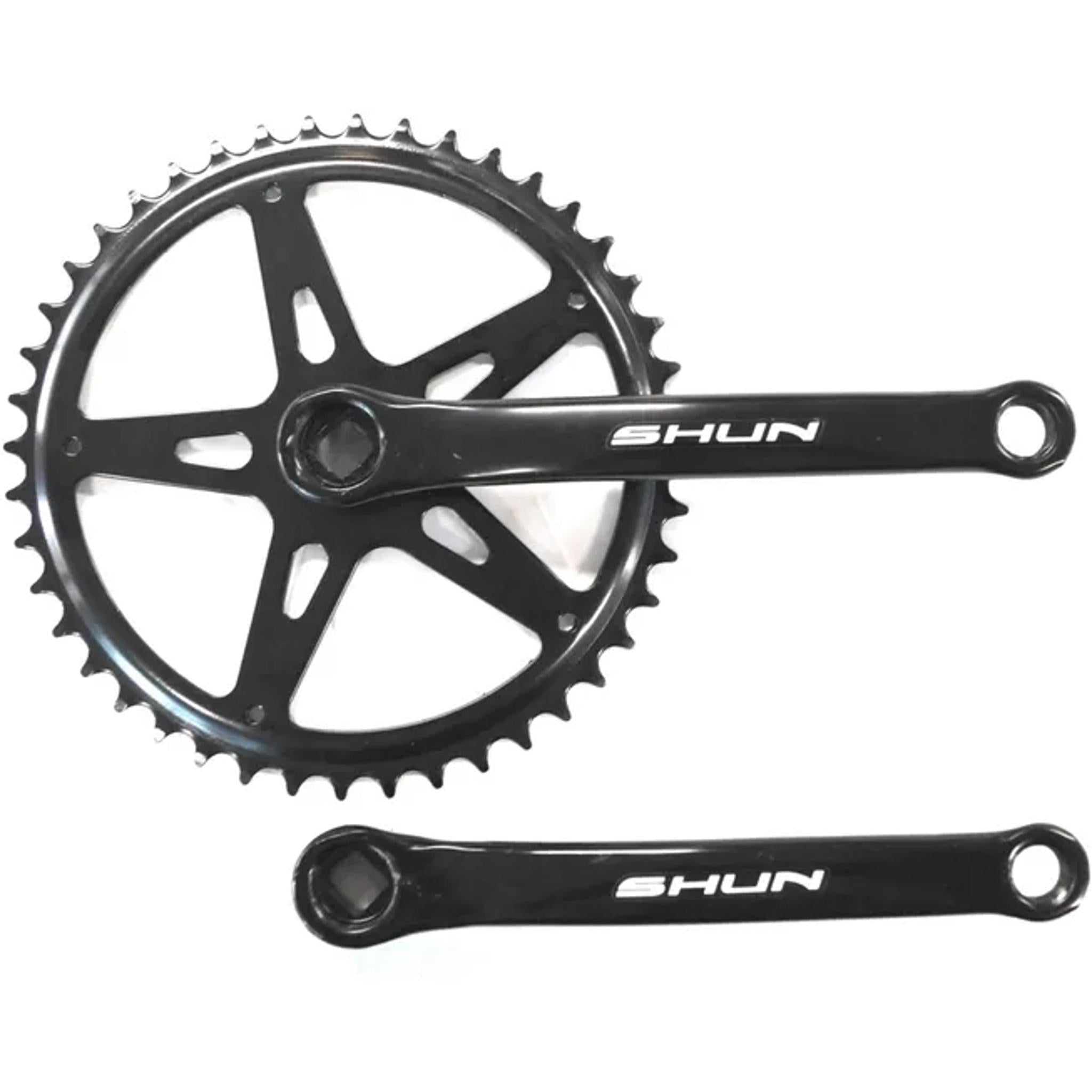 BPW Single Speed Road Crankset 44T 170mm Black