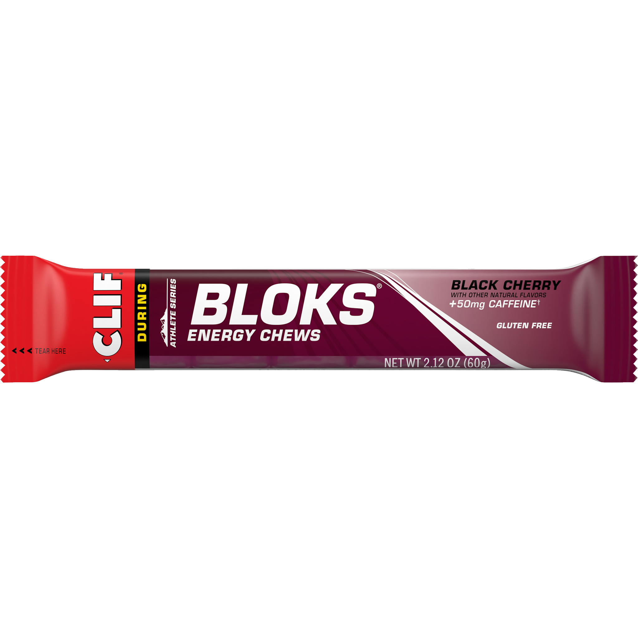 CLIF Bloks Black Cherry Energy Chews 60g (+50mg Caffeine)