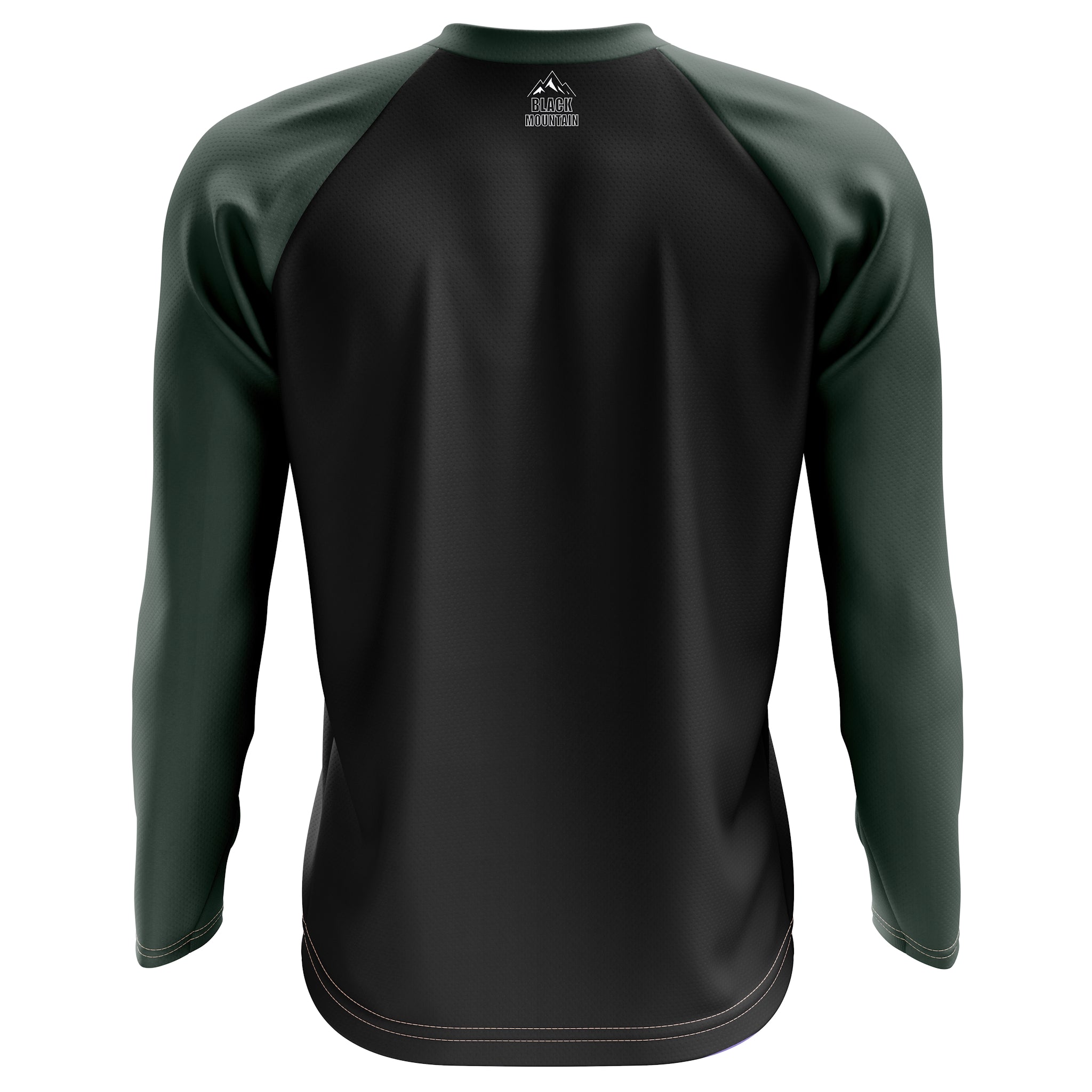 Black Mountain Shadow Trail Long Sleeve MTB Jersey Black/Forest