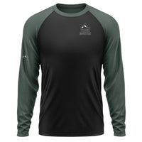 Black Mountain Shadow Trail Long Sleeve MTB Jersey Black/Forest